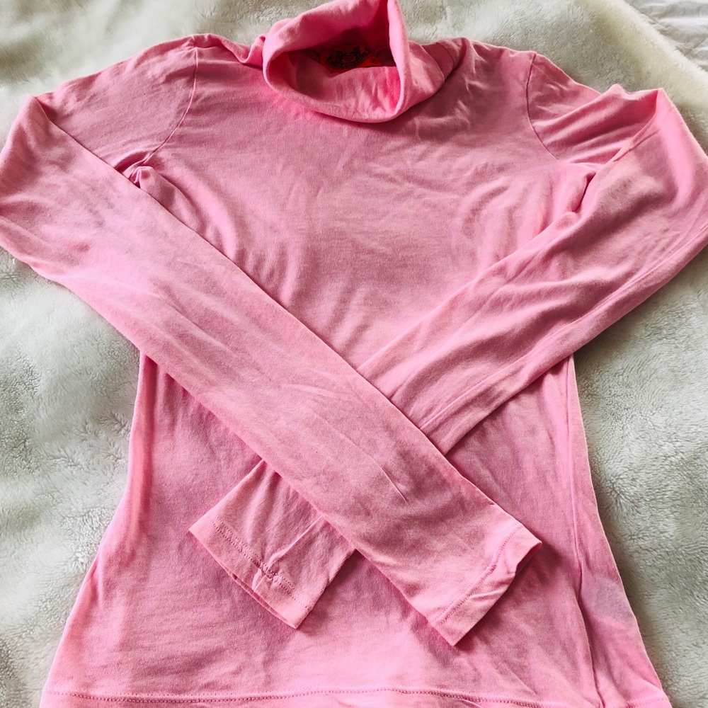 Juicy Couture turtle neck Long Sleeve in PINK